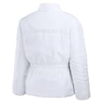 thumbnail image 5 of Women's WEAR by Erin Andrews  White Cleveland Browns Packaway Full-Zip Puffer Jacket, 5 of 6