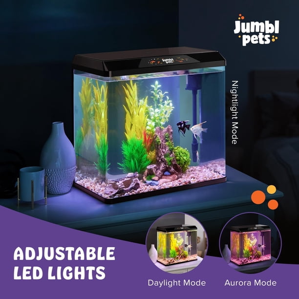 水槽 johnleeknb JBJ 10 gal. Cubey Aquarium - Black - AquaCave.com | AquaCave