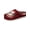 Deep Red, variant on Christmas Slippers Cute House Shoes Fuzzy Warm Closed Back Indoor Slippers Holiday