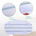 thumbnail image 4 of Jinswick Steam Mop Pads Compatible PurSteam ThermaPro 10-in-1 and ThermaPro 211 Steam Mop Cleaner Microfiber Pur steam Mop Replacement Pads (Blue White-8pcs), 4 of 7