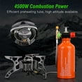 thumbnail image 1 of YLSHRF Réchaud à Huile, Fourneau en Acier Inoxydable pour Randonnée, Réchaud à Pétrole, 4500W 530ML Réchaud de Randonnée, pour Jardin Extérieur, 1 of 8