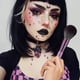 thumbnail image 3 of Set de brochas de maquillaje EIGSHOW Professional, 15 piezas, color morado, 3 of 9