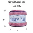 thumbnail image 4 of ThreadArt Chunky Yarn Big Cake, 300g (316 Yards) – Super Bulky #6 for Hand Knitting & Crocheting - 100% Soft Acrylic for Blanket Yarn - Purple 11, 4 of 9