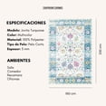 thumbnail image 2 of Tapete Decorativo Jovita Turquoise 160 x 230 cm Saffron Looms, 2 of 5