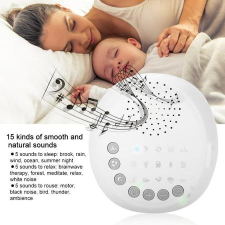 Ejoyous White Noise Machine Timing Shutdown Sleep Sound Relax for Baby Adult Office Travel Use, White Noise Sleep Machine, Sleep Sound
