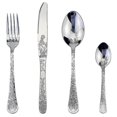 thumbnail image 1 of Classic Elegant Resin Rivets Handle Style Stainless Steel Western Cutlery 4 In 1 Set Delicate Utensils Dinnerware For Home, 1 of 5