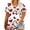 Red-A, variant on Women's Plus Size Casual V-Neck Short Sleeve Top - Valentine's Day Heart Printed Graphic Tee, Trendy Plus Size Casual T-Shirt Red 4XL