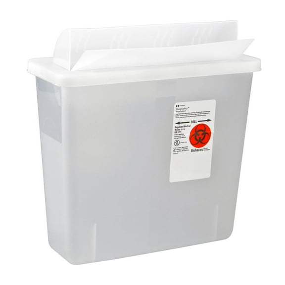 In-Room Sharps Container 3 gal. Horizontal Entry Case of 10