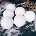 thumbnail image 5 of Nuevas bolas navideñas redondas de espuma blanca, adornos colgantes para árbol de Navidad, para fiestas, bodas, fiestas de año nuevo, decoración del hogar, 5 of 5