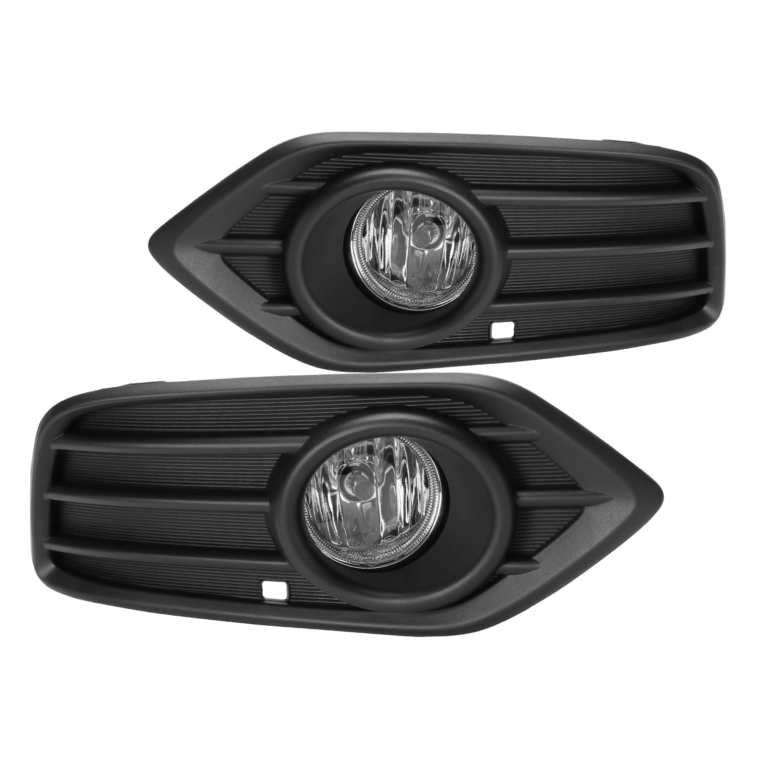 SpecD Tuning Clear Lens Fog Lights + H8 Bulbs + Switch Included for