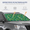 thumbnail image 4 of Bingfone Tennis Rackets and Balls Windshield Sun Shade 2-Piece Foldable Car Front Window Sunshade for Most Sedans SUV Truck-Small, 4 of 7