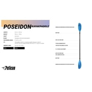Pelican - Poseidon -Aluminum Shaft - Kayak Paddle 90.5\