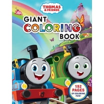 Mattel Thomas and Friends Giant Coloring Book, 192 Pages Paperback ...