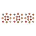 thumbnail image 1 of Minnieouse 12Pcs Small Brooches Hollow Bridal Jewelry Accessories Travel Dinner Pin Prom Fashion Accessories Alloy Party Personality Type1, 1 of 6
