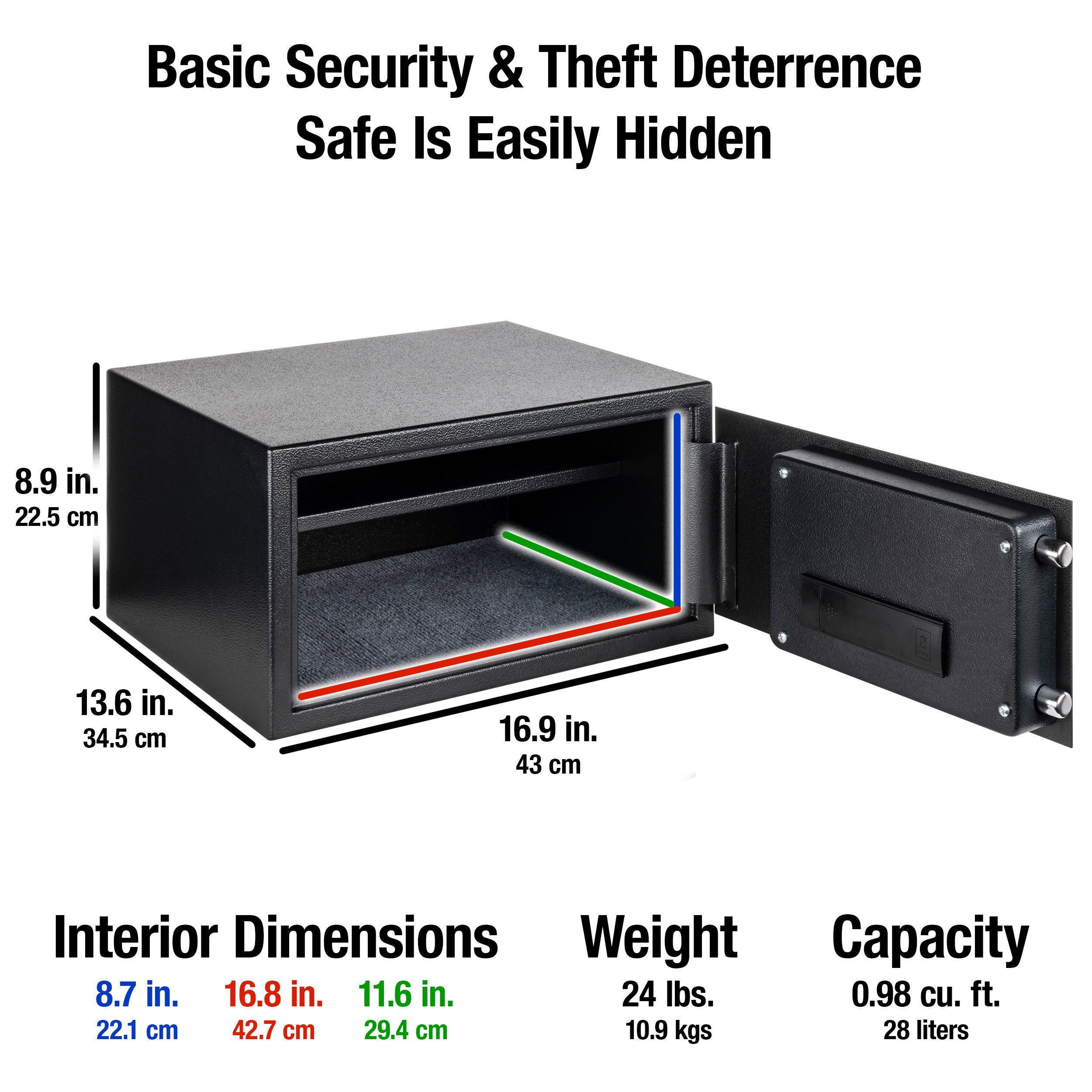 SentrySafe X105P Digital Security Safe with Keypad Lock photo 7
