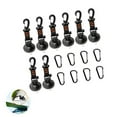 thumbnail image 4 of 8PCS Suction Anchor Kit Heavy Load Plastic Suction Hook Kit with 4 Carabiners Reusable Suction Cup Hanging Hook Kit for Home Ceiling Car, 4 of 9