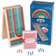 thumbnail image 1 of Brybelly Cribbage Juego de mesa - Juego de mesa tradicional de madera Clavijas de plástico con diseño clásico de 3 pistas - Baraja estándar de naipes incluida - Almacenamiento portátil plegable, 1 of 1
