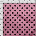 thumbnail image 3 of oneOone Georgette Viscose Light Pink Fabric Dots Sewing Craft Projects Fabric Prints By Yard 42 Inch Wide-QL, 3 of 6