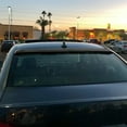 thumbnail image 3 of Ikon Motorsports Roof Spoiler Compatible With 2006-2013 Lexus IS250 IS350 IS-F 4-Door Sedan, Factory Style Rear Top Window Visor Carbon Fiber Shade Wing Trim, 3 of 9