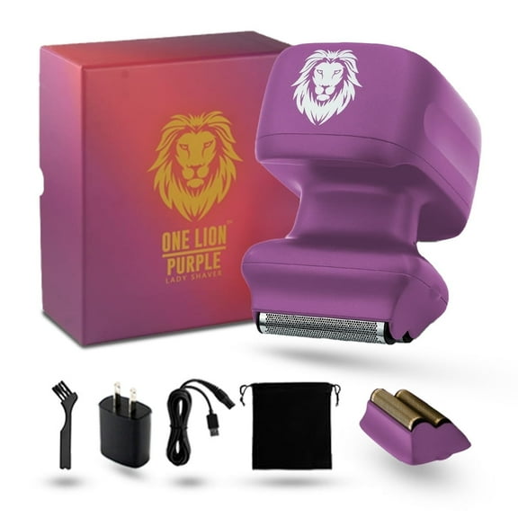 One Lion Purple PRO Foil women shaver | Two foil options: Standard and Sensitive included