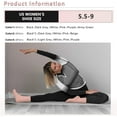 thumbnail image 5 of 6 Pairs Pilates Socks with Grips for Women-Non-Slip Yoga Socks for Ballet Dance Barefoot Workout Pregnant Crew Socks, 5 of 5