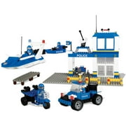 Kid Connection Large Building Blocks Set, Police
