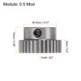thumbnail image 2 of Unique Bargains Pinion Gear 4mm Aperture 32T 0.5 Module Stainless Steel Motor Gear, 2 of 5
