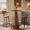 Natural Wood, variant on Fnova 37.4" Counter Height Pub Table, Round Bar Table for Dining Room, Tavern, Coffee Corner, Party, Black