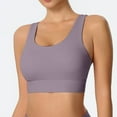 thumbnail image 2 of Kureaily Women's Large Size Integrated High Strength Shockproof Yoga Running Fitness Sports Bra Comfortable Everyday Bras, 2 of 4
