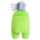 thumbnail image 5 of Peluche Ruz Among Us Tripulante Verde 16cm Verde, 5 of 5