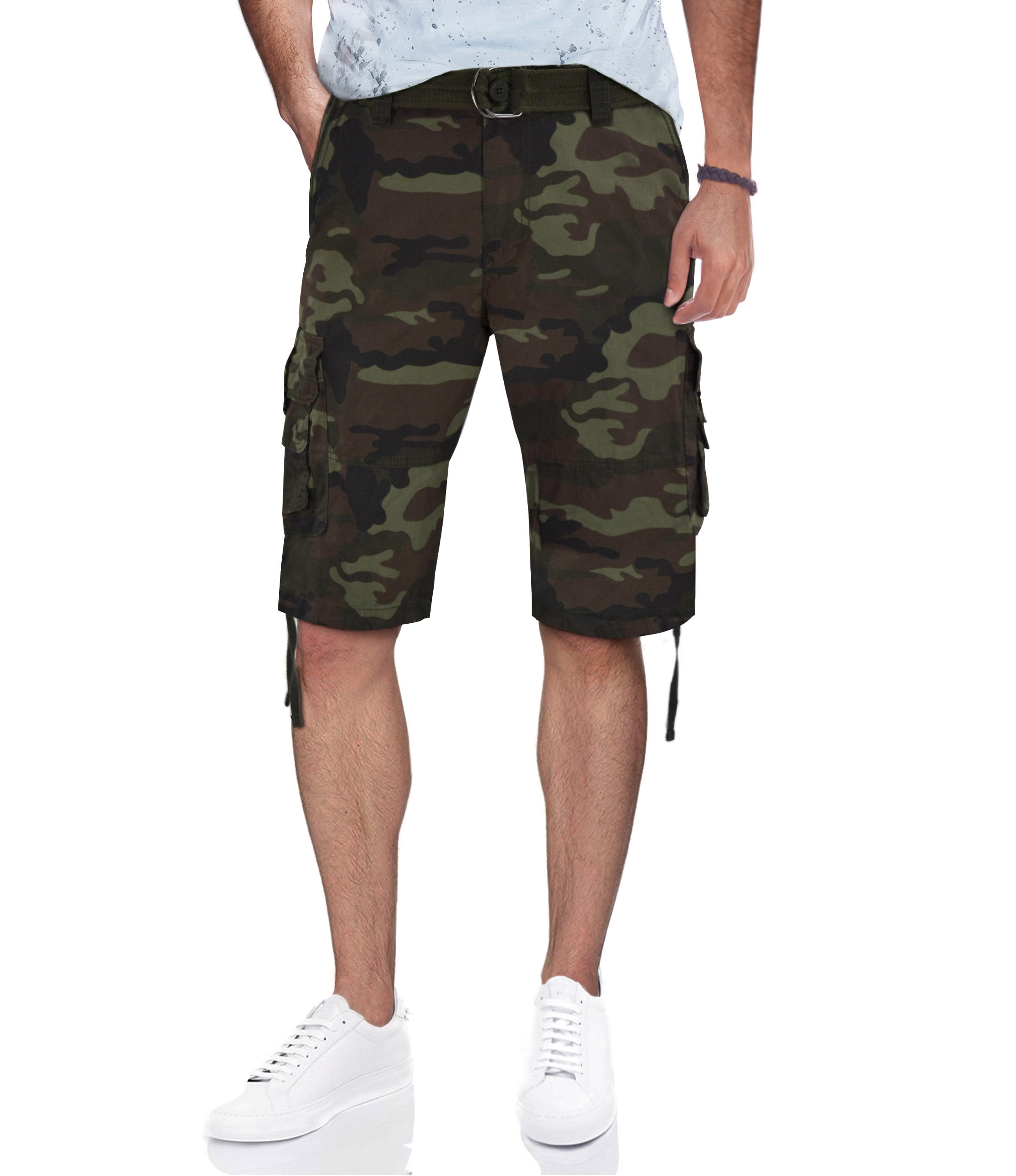 Easy Care Camo Pants Hiking & Travelling Blue 3-4 Years for Camping 100% Cotton Summer Shorts Mountain Warehouse Kids Camo Cargo Shorts Pockets Lightweight Short Trousers 