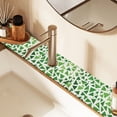 thumbnail image 2 of Yayeee Faucet Mat for Kitchen Sink 30" Diatomite Long Splash Guard Pad, Green Dot Triangles Pattern, 2 Pack, 2 of 7
