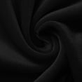 thumbnail image 4 of JGGSPWM Robe Vintage en Velours pour Femme Couleur Unie Ample Col Rond Manches Courtes Taille Élastique à Volants Superposés Ligne A Fluide Robe Maxi Noir TG, 4 of 9
