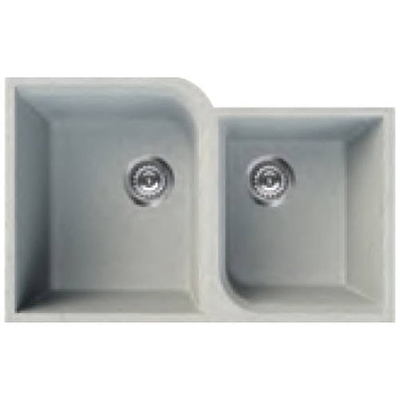 Transolid 31" x 20" Under Mount Dominica Ragusa Granite Kitchen Sink, Available in Various Colors