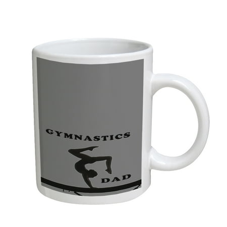 

KuzmarK Coffee Cup Mug 11 Ounce - Gymnastics Dad