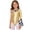 Gold, variant on Kids Girls Shiny Metallic One Shoulder Tassels Cow Print Flared Sleeves Gymnastics Leotard for Dance Performance Black 12