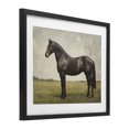 thumbnail image 2 of Stupell Industries Transitional Espresso Horse in Pastoral Field Black Framed Print Under Glass, 16 x 13, by Petals Prints Design, 2 of 8