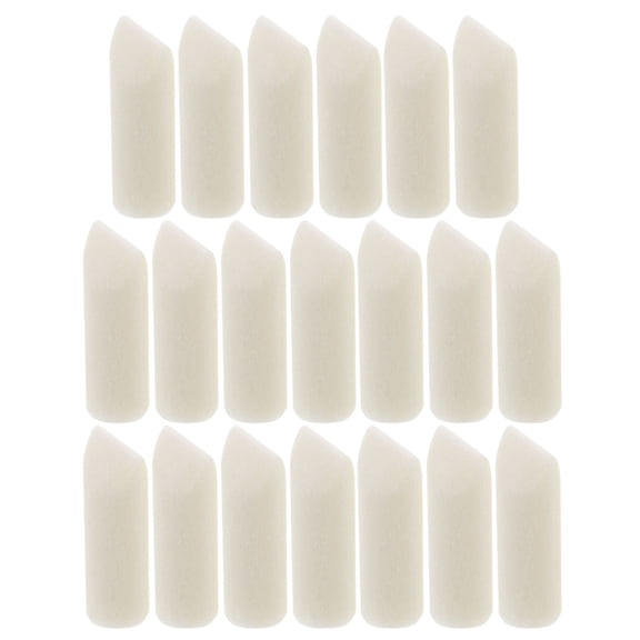 Uonlytech 20Pcs White Marker Tip Replacements Refillable Paint Pen Nibs for Consistent Ink Flow and Creative Work
