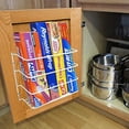 thumbnail image 2 of Organizador Evelots Wrap/Pan, paquete de 2 unidades, soporte para puerta/pared, blanco, 2 of 7