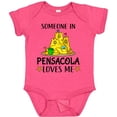 thumbnail image 3 of Inktastic Someone in Pensacola Loves Me Beach Vacation Boys or Girls Baby Bodysuit, 3 of 5