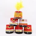 thumbnail image 4 of Apooke Drum Majors Hat Vintage Carnival Guard Hat Knight Felt Christmas Drum Majors Hat Performances Accessories, 4 of 21