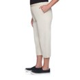 thumbnail image 3 of Alfred Dunner Womens Petite Twill Buttoned Hem Capri Pant, 3 of 5