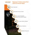 thumbnail image 4 of Gama Sonic Baytown 3585403 Solar-Powered LED Post Light & Lamp Post - Black, 4 of 6