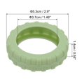 thumbnail image 2 of Unique Bargains Housse de Roues de Valise, Lot de 12 Housses en Silicone pour Roues de Bagage Cabine, Housses de Roues de Valise, Vert, 2 of 7