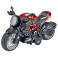 thumbnail image 4 of Metal Diecast 1/12 Modelo de motocicleta deportiva Moto de trasera con luz musical para colección de Decoración de vehículos Navidad pr rojo Sunnimix juguetes de fundición de motocicleta, 4 of 7