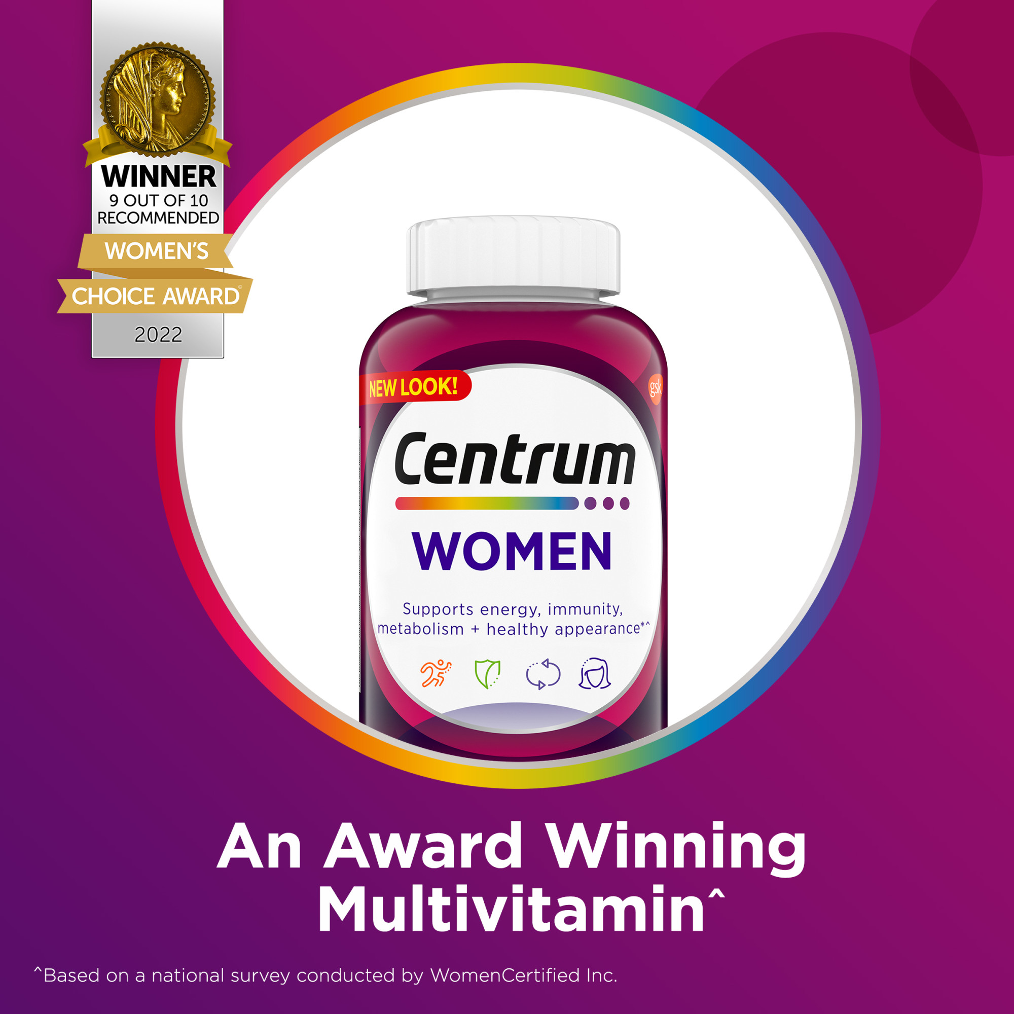 Centrum Multivitamins for Women, Multivitamin/Multimineral Supplement - 120 Count - image 4 of 13