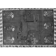 thumbnail image 1 of Ahgly Company Indoor Rectangle Animal Gray Traditional Area Rugs, 4' x 6', 1 of 1