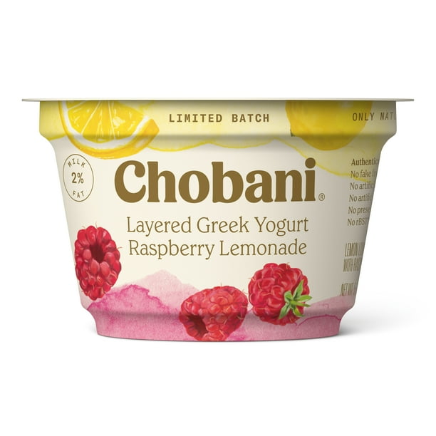 Chobani, Layered Greek Yogurt Raspberry Lemonade 5.3oz
