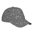 thumbnail image 3 of Naloa Original Classic Low Profile Hat Men Women Baseball Cap Dad Hat Adjustable Unconstructed Airplane Routes Around The World Print Cap, 3 of 9