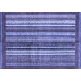 thumbnail image 1 of Ahgly Company Indoor Rectangle Abstract Blue Modern Area Rugs, 7' x 10', 1 of 4